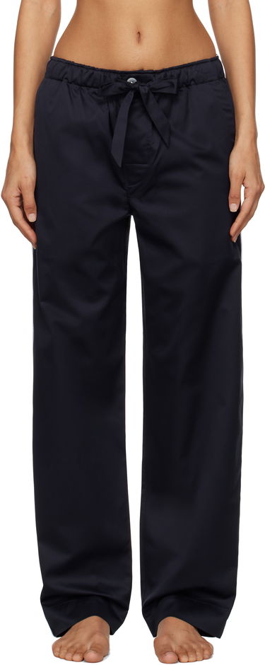 Tepláky TEKLA Sateen Pyjama Pants Čierna | SWP-NAV, 0