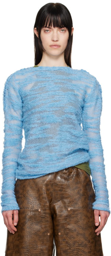 Sveter Andersson Bell Andersson Bell Fifi Button Knit Sweater Modrá | atb1261w, 0