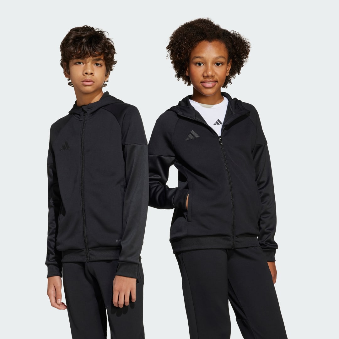 Súprava adidas Performance Tiro 25 Full-Zip Hoodie Čierna | JI6828, 0