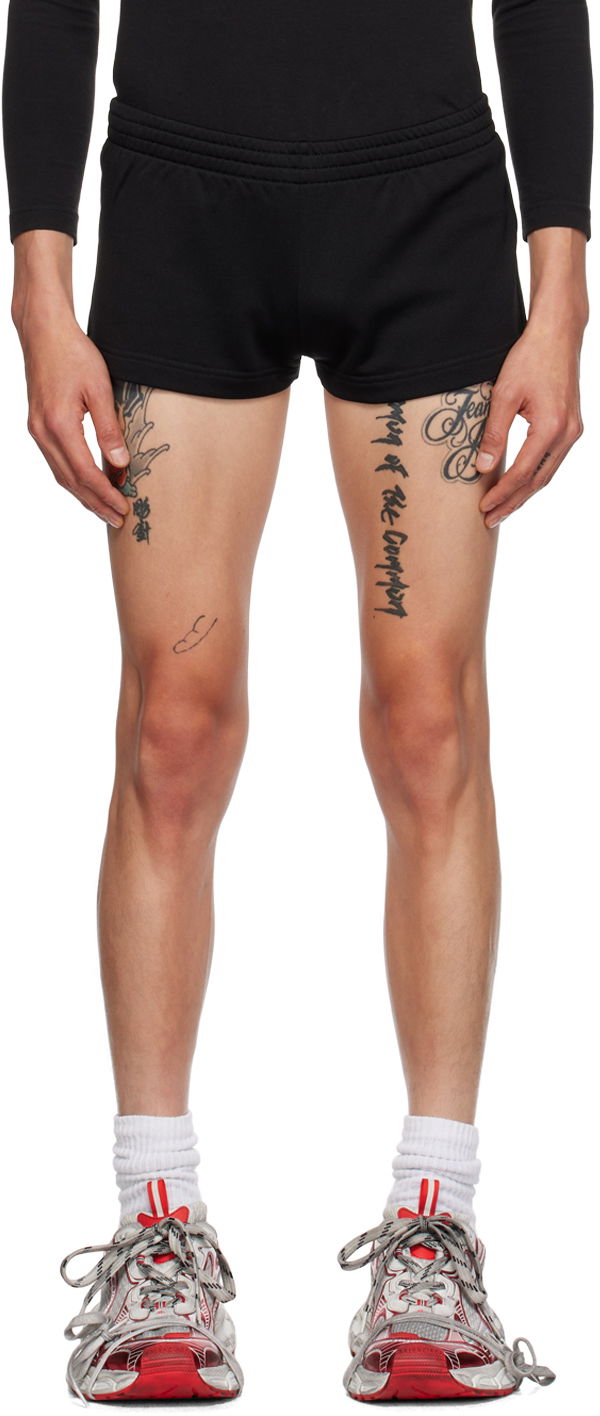 Šortky Balenciaga Black Drawstring Shorts Čierna | 767864-TMV15-1000, 0