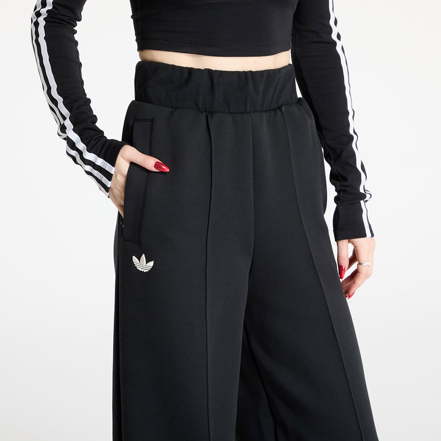 Tepláky adidas Originals Neuclassics Black Wide Leg Track Pants Čierna | JI8516, 1
