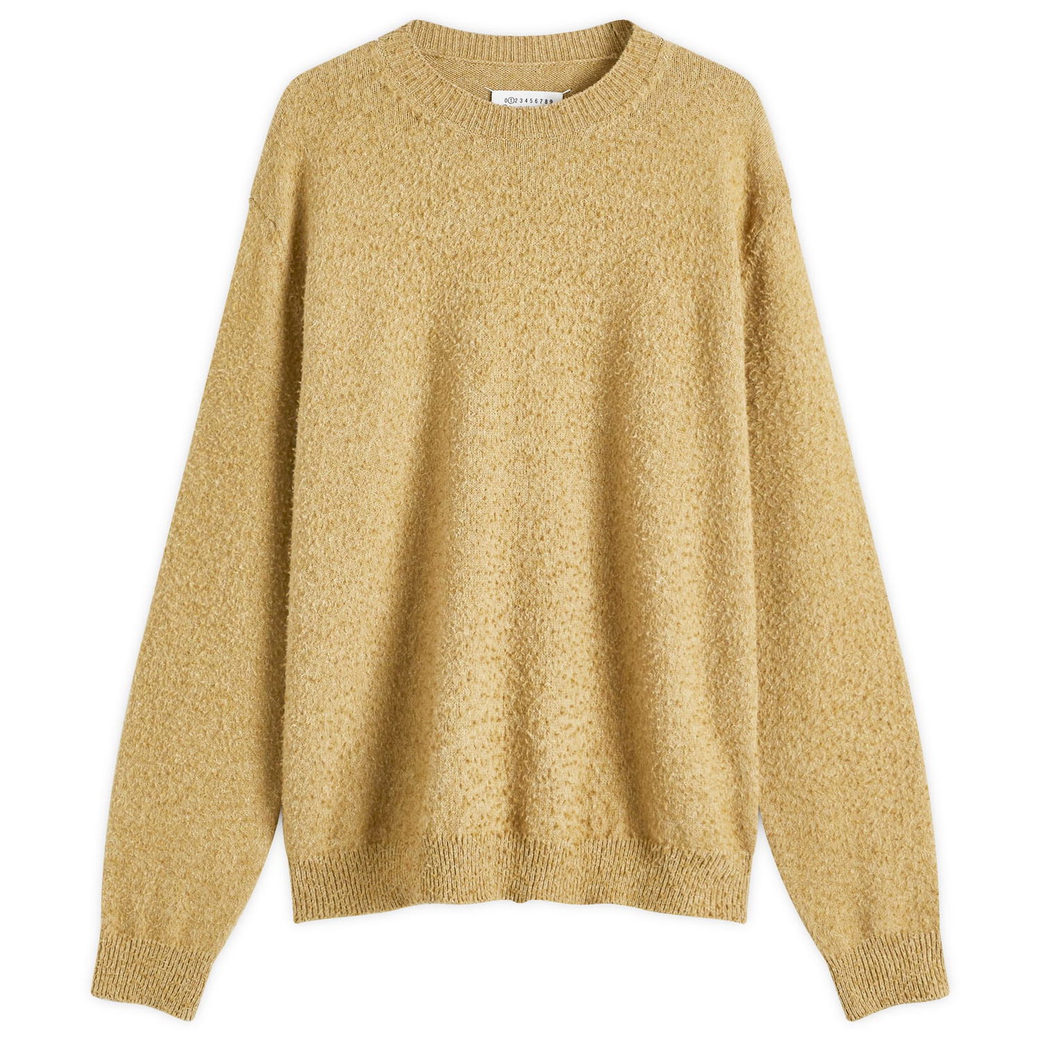 Sveter Maison Margiela Maison Margiela Crewneck Wool-Cotton Knit, Size Large Žltá | S50HL0033-M13108-725M, 0