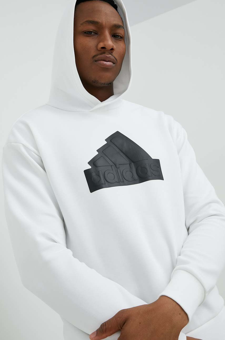 Mikina adidas Originals Future Icons Badge of Sport Hoodie Biela | IC3746, 0