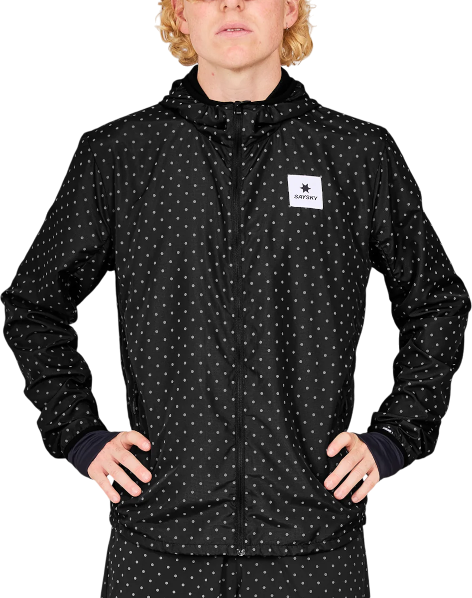 Vetrovka Saysky Saysky Reflective Polka Blaze Hooded Jacket Čierna | mmrja02c1018, 0