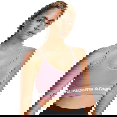 Podprsenka Under Armour Seamless Low Long Bra Ružová | 1357719-697, 4