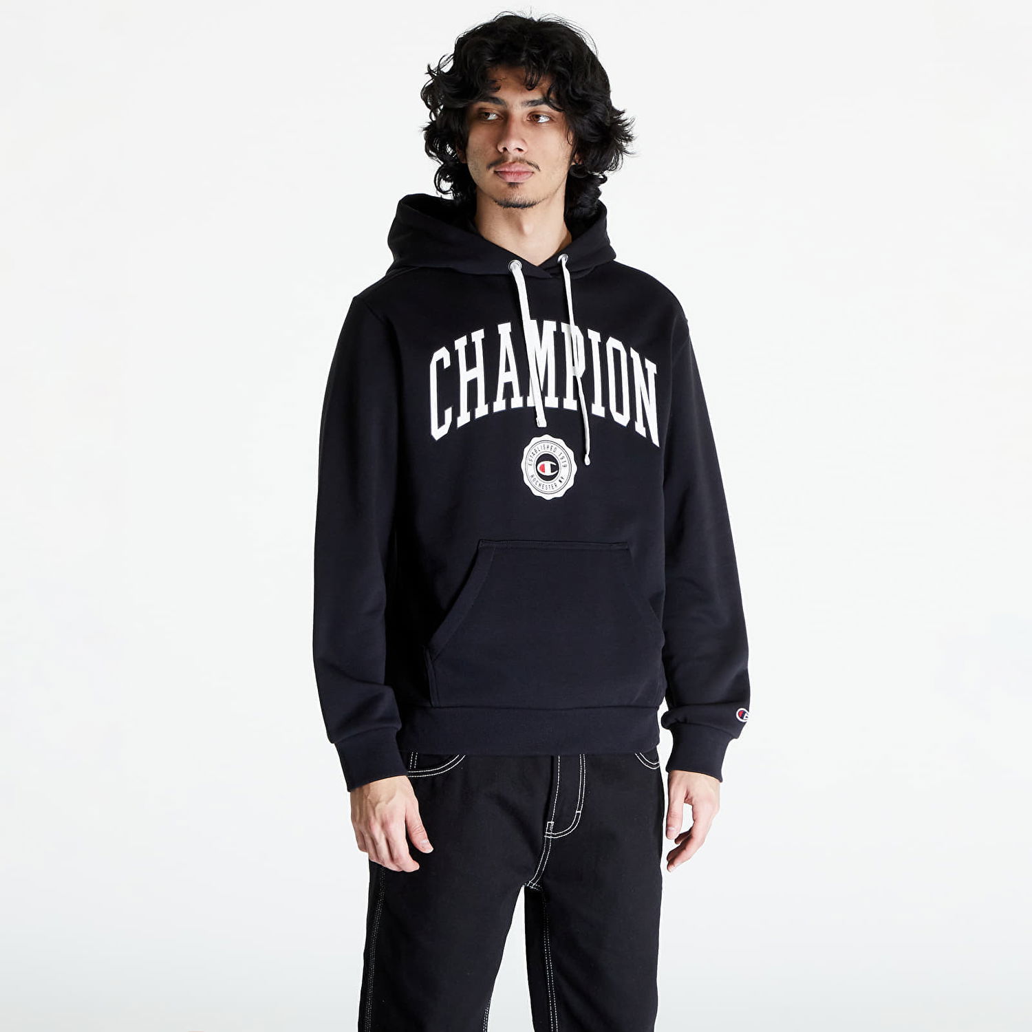 Mikina Champion Hooded Sweatshirt Black Čierna | 219830 CHA KK001, 0