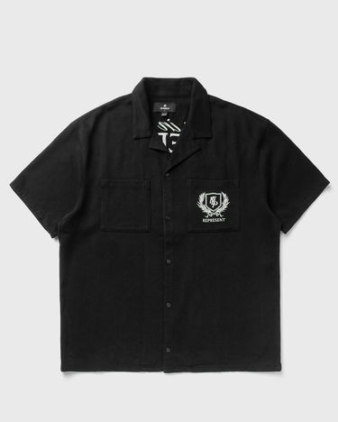 Košeľa Represent Clo REPRESENT Crest Resort Shirt Čierna | MLM2971-01, 0