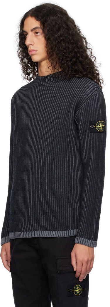 Sveter Stone Island Vanisé Full Rib RWS Wool Sweater by Stone Island Čierna | 8115532C1, 3