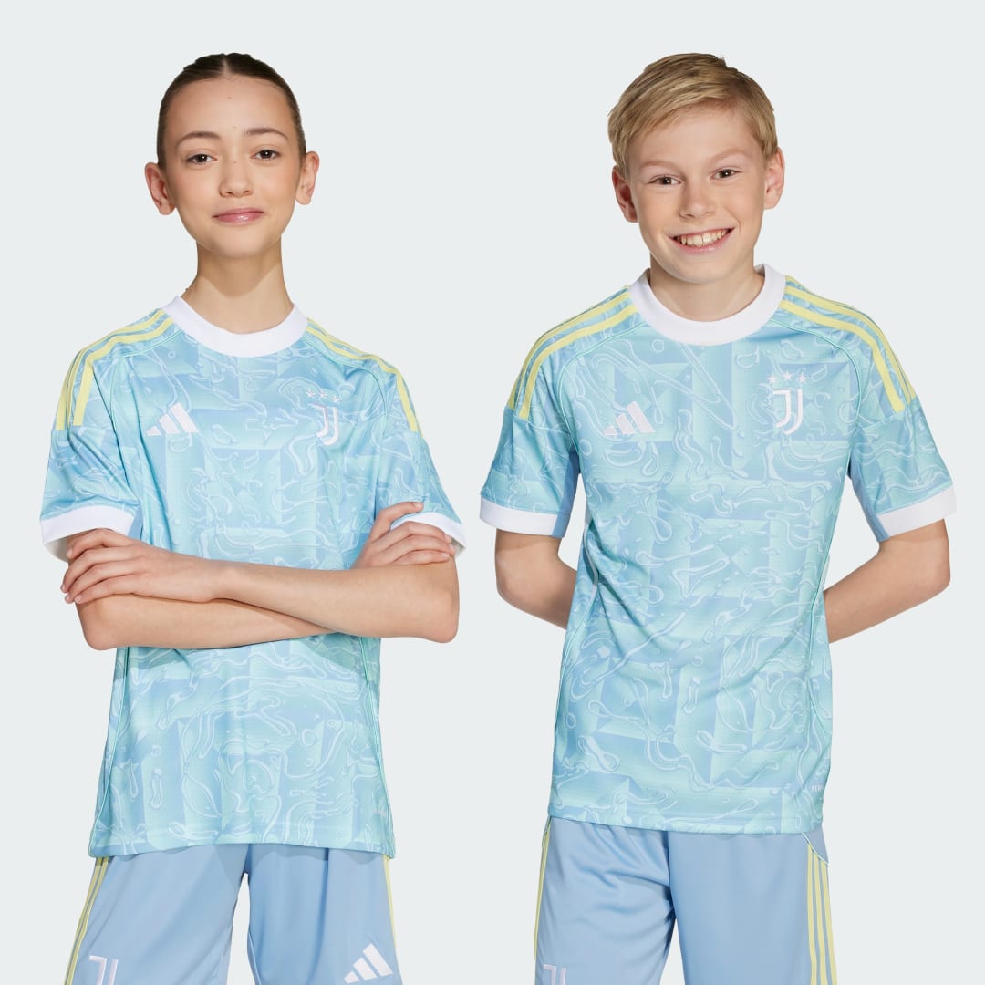 Dres adidas Performance Juventus 25/26 Away Jerseys Kids Tyrkysová | JN5236, 0