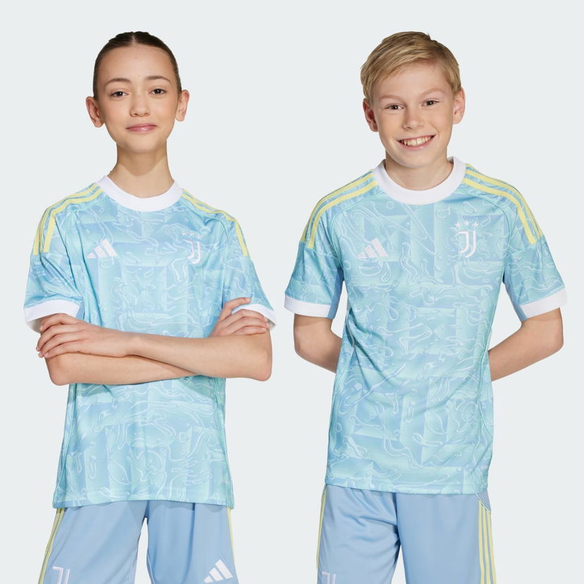 Dres adidas Performance Juventus 25/26 Away Jerseys Kids Tyrkysová | JN5236