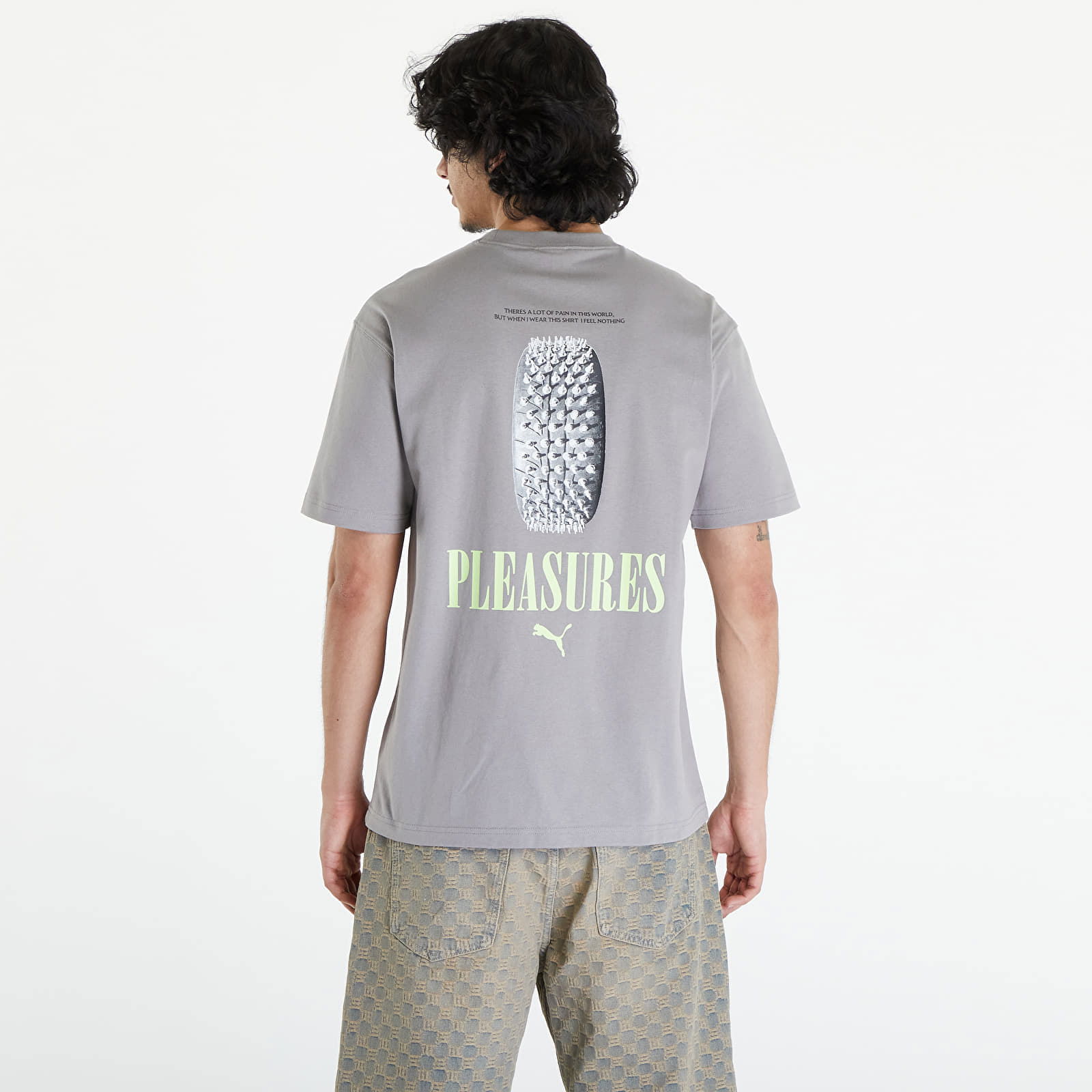 Men's x PLEASURES Graphic T-Shirt Stormy Slate