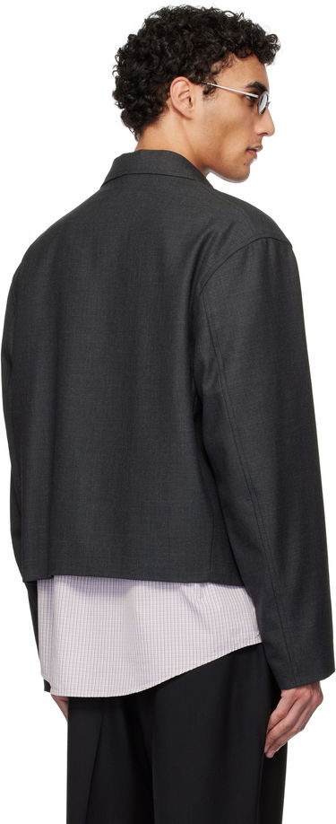 Bomber bunda OUR LEGACY Our Legacy Mini Cropped Jacket Šedá | M2250MP, 2