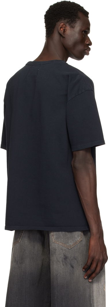 Tričko Rhude Rhude Script Crest T-Shirt Navy | RHPS25TT07012, 2