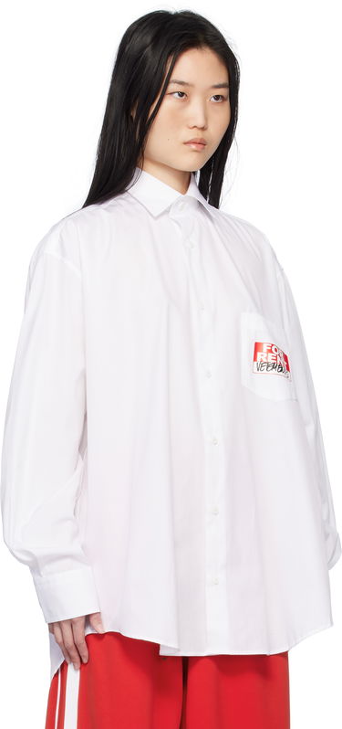 Košeľa VETEMENTS Vetements 'For Rent' Classic Shirt Biela | UA66SH450W, 1