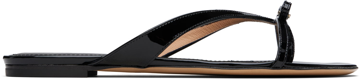 Doplnky FERRAGAMO Ferragamo Thin Bow Sandals Čierna | 782937, 0