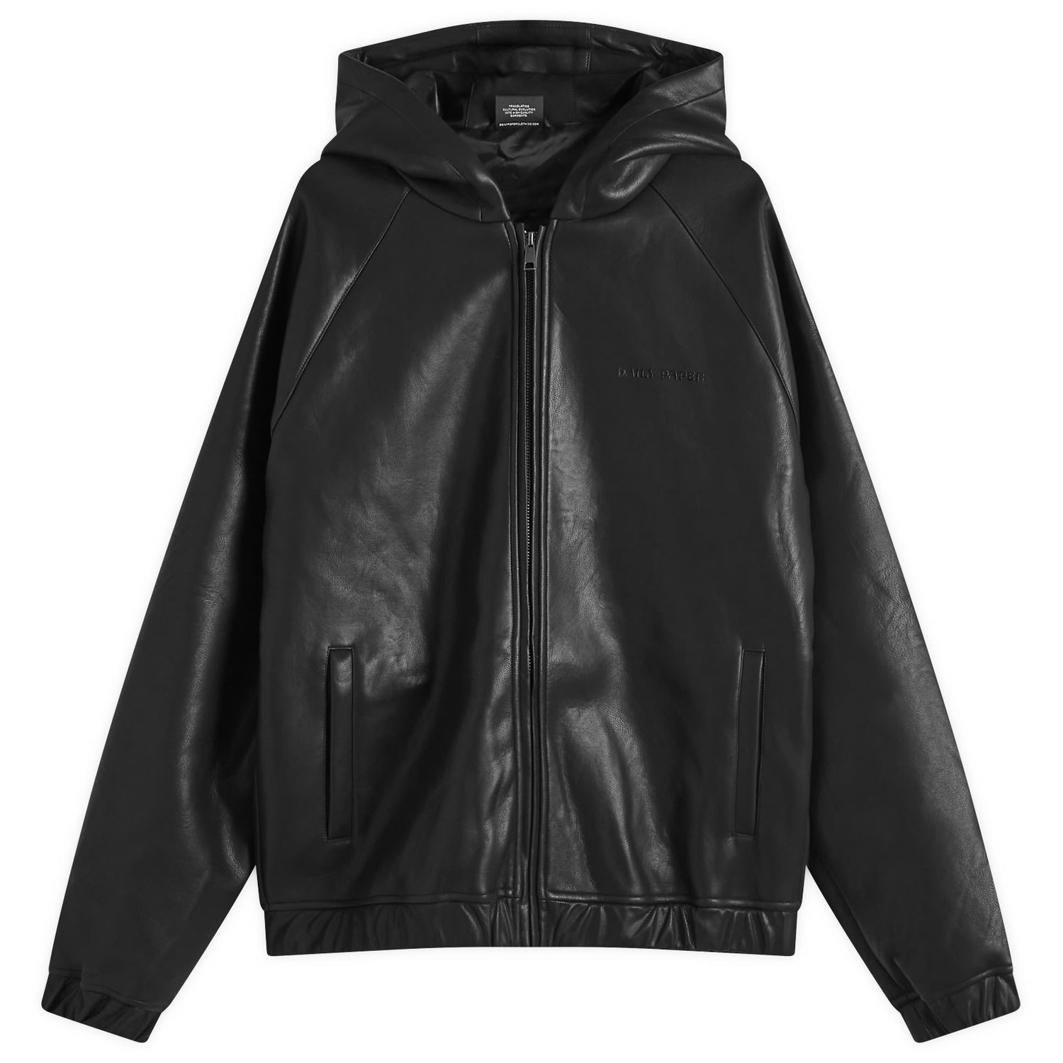 Bomber bunda DAILY PAPER Daily Paper PU Scuba Jacket Čierna | 2511019, 0