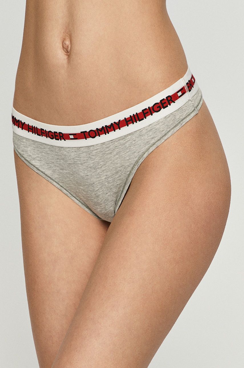 Nohavičky Tommy Hilfiger Thongs Šedá | UW0UW02458, 0