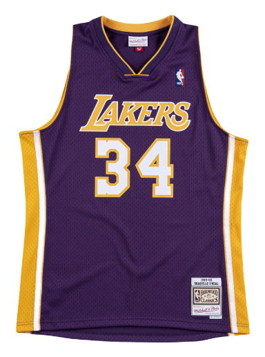 Dres Mitchell & Ness LA Lakers Shaquille O´Neal NBA Swingman Jersey Fialová | SMJYGS18447-LALPURP99SON