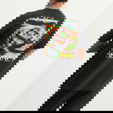 Tričko Casablanca Heat Map Classic T-Shirt Čierna | M-SP26-JTS-001-06, 3