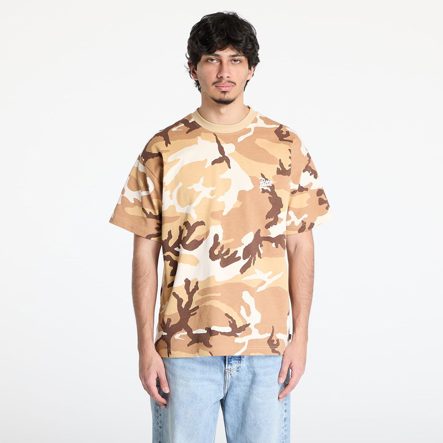Tričko Patta Patta Bark Woodland Camo T-Shirt Béžová | POC-SS25-1000-290-0016-193, 0