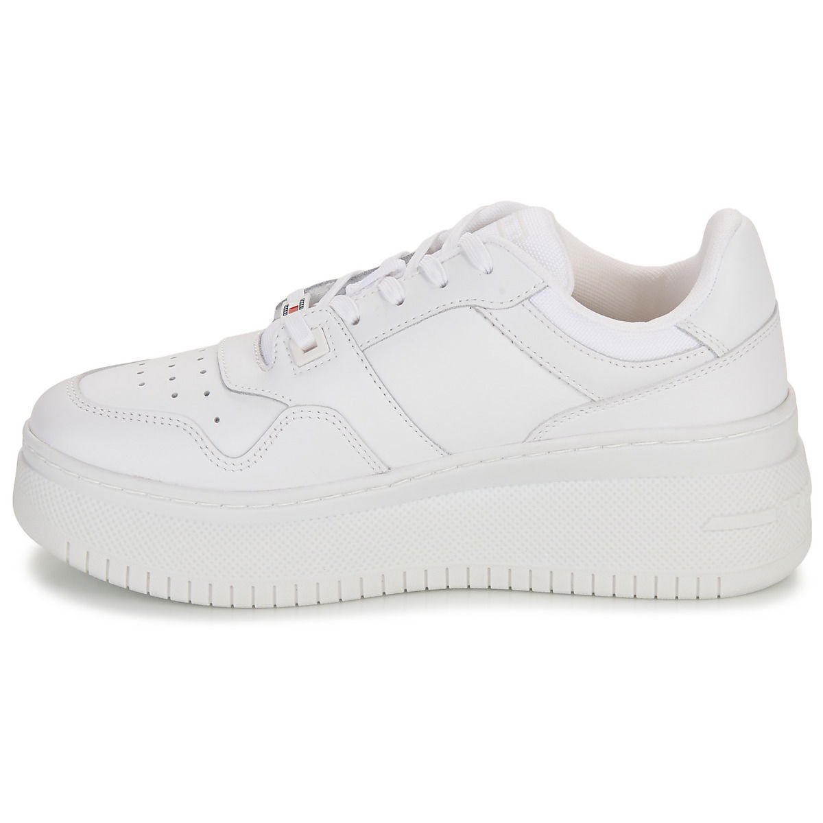 Tenisky a topánky Tommy Hilfiger RETRO BASKET FLATFORM ESS Biela | EN0EN02506-YBS, 0