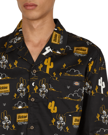 Košeľa Dickies Bettles AOP Shirt Čierna | DK0A4XGY BLK1, 6