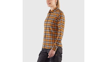 Košeľa FJÄLLRÄVEN Ovik Flannel Shirt Vínová | F89833-410-021, 3