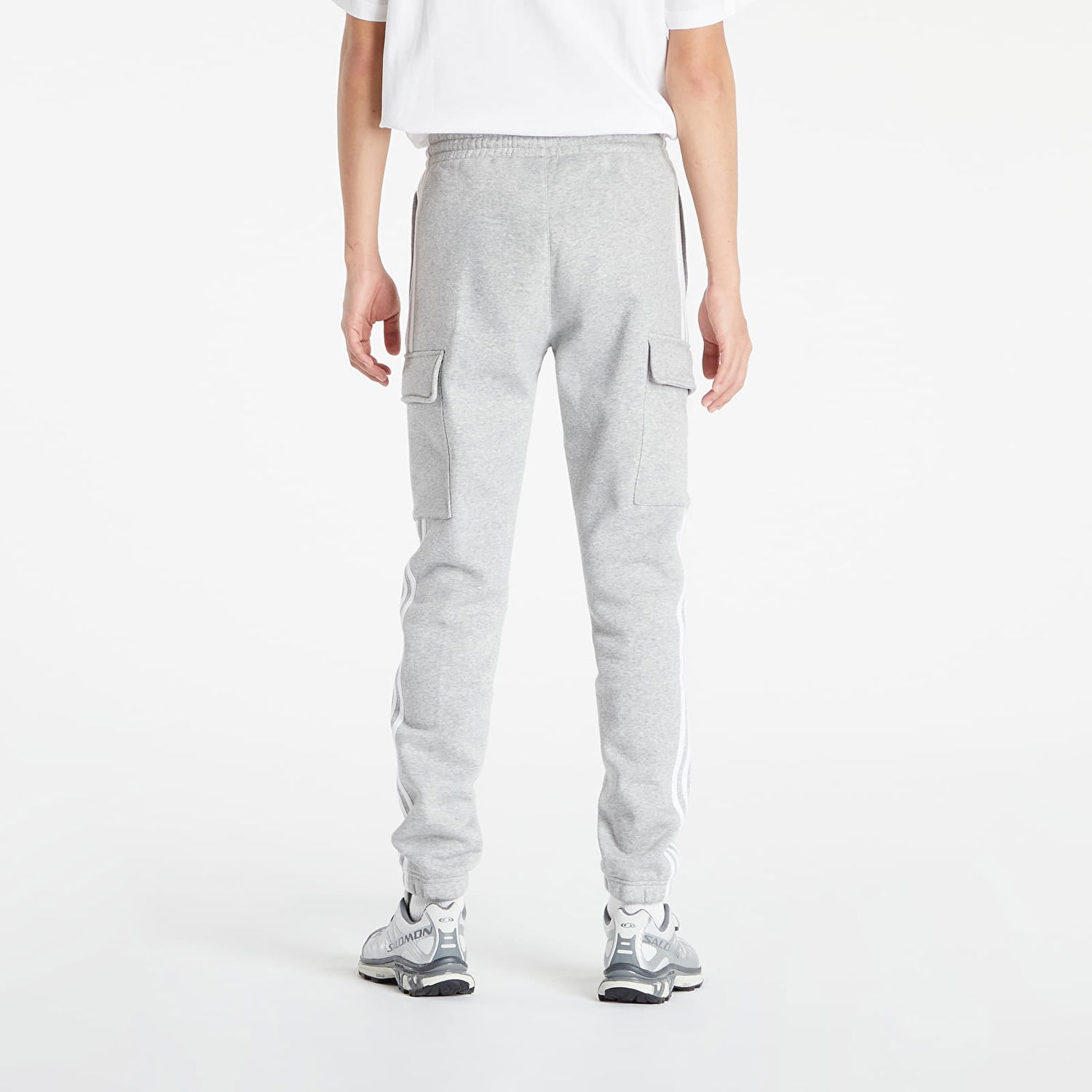 Nohavice a džínsy adidas Originals 3-Stripes Sc Pants Šedá | HG4827, 1
