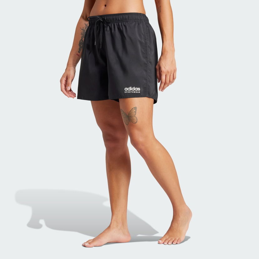 Plavky adidas Performance Sportswear Branded Beach Swim Shorts Čierna | IQ3944