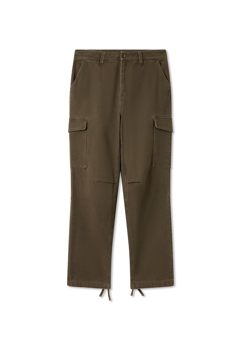 Cargo nohavice AXEL ARIGATO Abbot Cargo Trousers with Drawstring Hems Zelené | A3309002