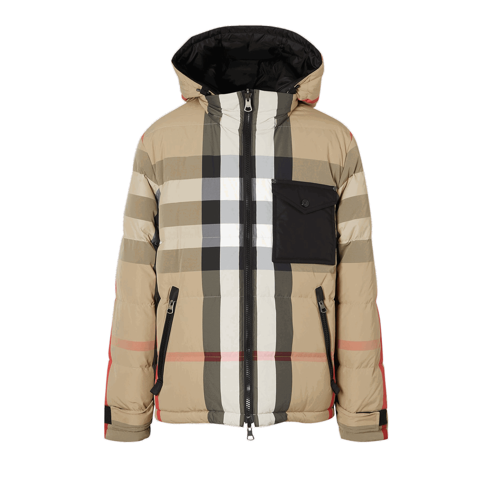 Reversible Check Puffer Jacket