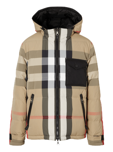 Reversible Check Puffer Jacket