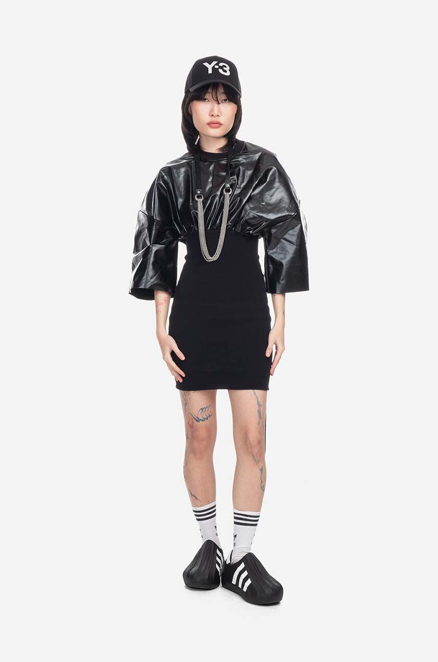 Šaty Rick Owens Cinched Tommy Mini Dress Čierna | DS02B4505.JRU.BLACK, 1