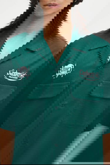 Košeľa Carhartt WIP S/S Deli Shirt Relaxed Zelené | I034738.2SGXX, 3