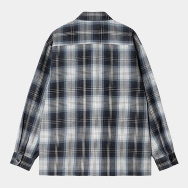 Košeľa Carhartt WIP Carhartt WIP Blanton Long Sleeve Plaid Shirt Modrá | I034379_8, 4