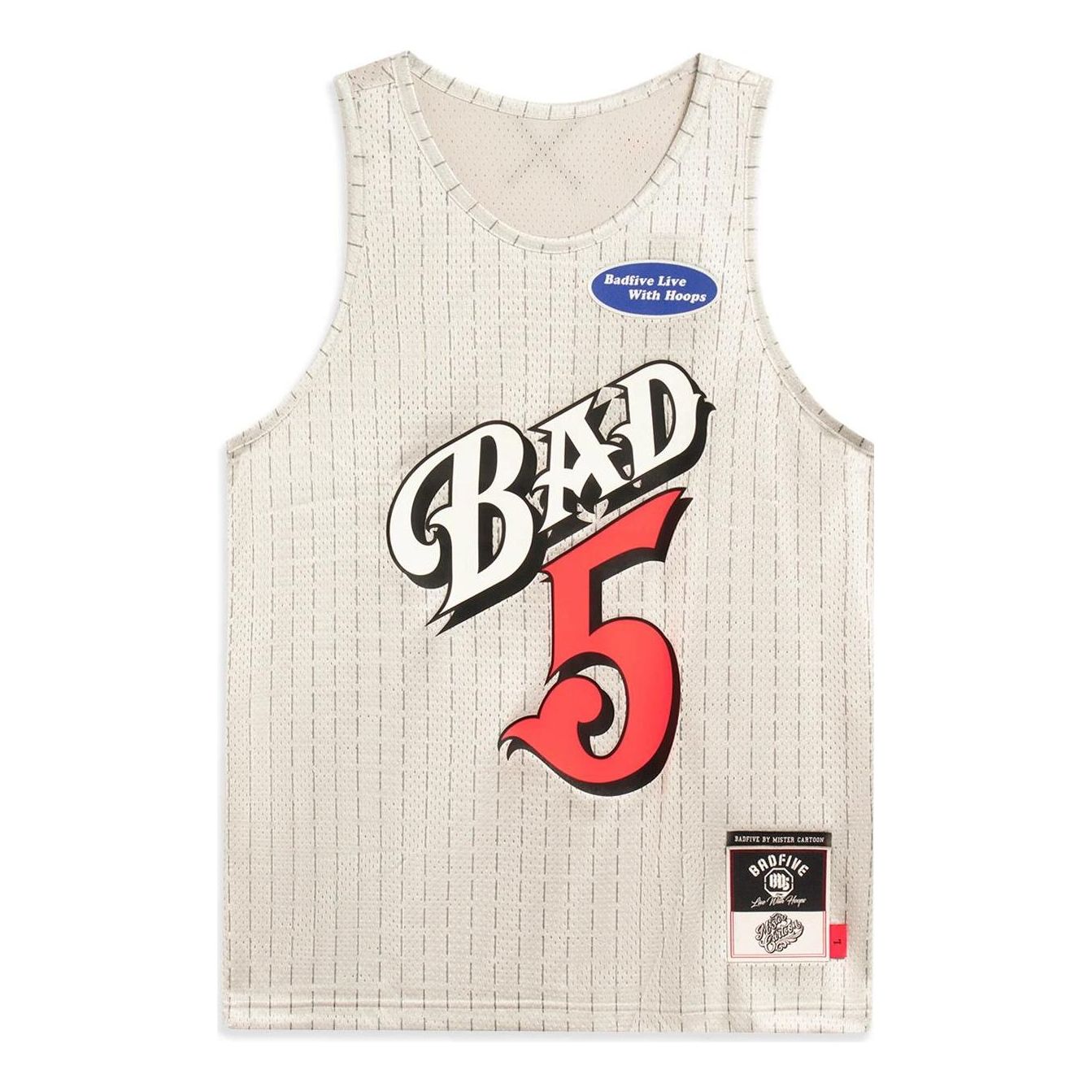Tielko Li-Ning Mitchell & Ness BadFive Graphic Basketball Jersey Biela | AAYT047-7, 0