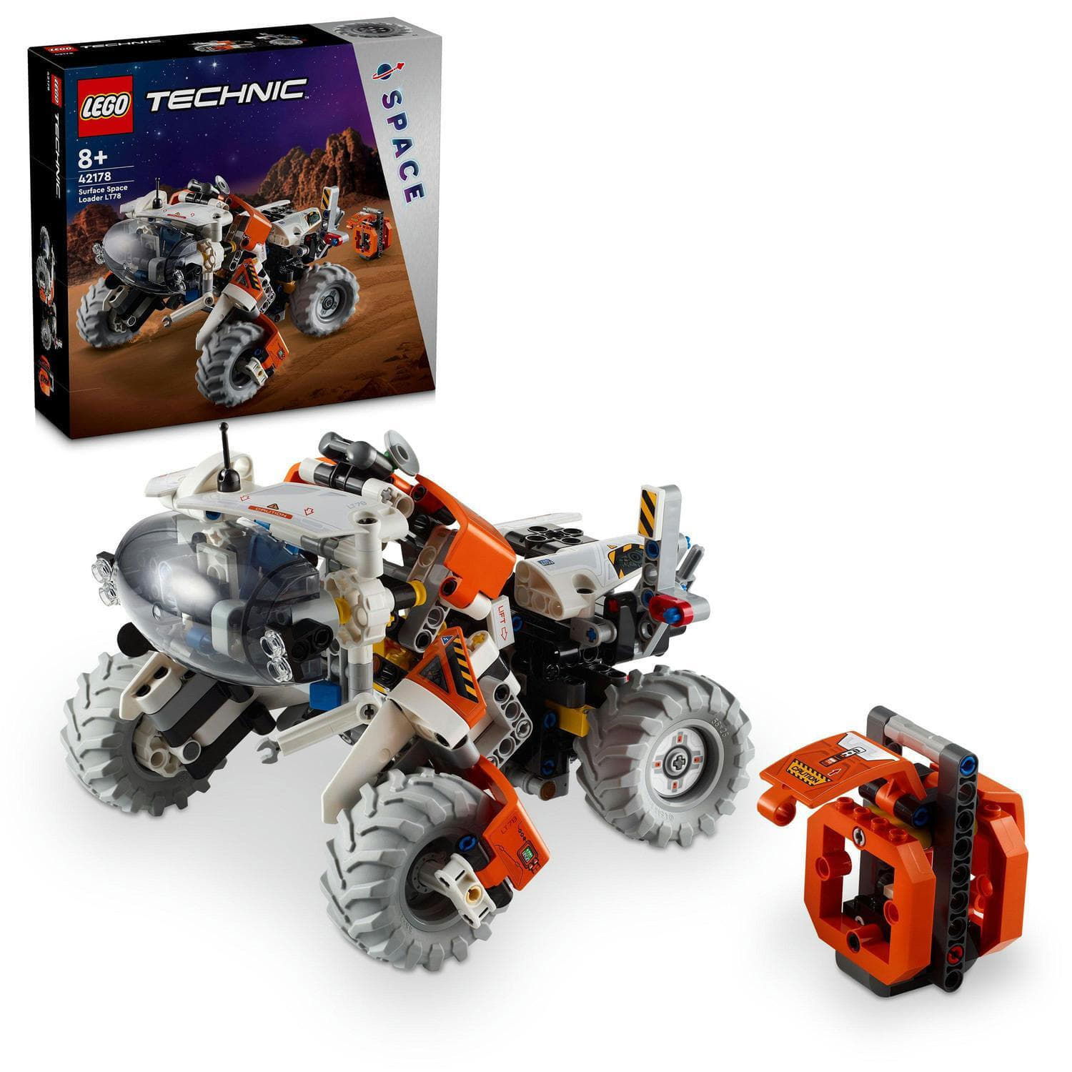 Zberateľské LEGO Technic 42178 Surface Space Loader LT78 Rôznofarebný | 42178LEG, 0