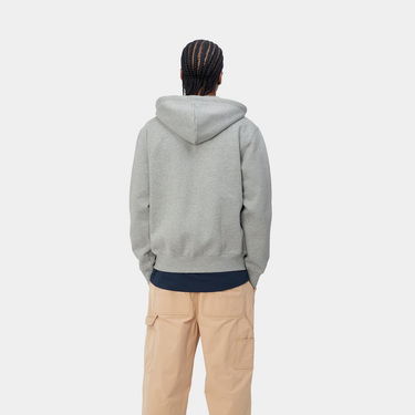 Bunda Carhartt WIP Hooded Madison Jacket Šedá | A212047_V6_XX, 2