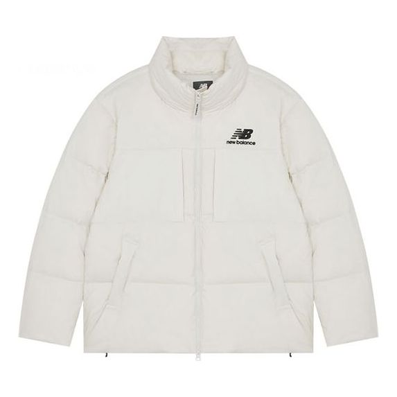 Prešívaná bunda New Balance Short Down Jacket Biela | 5PB43053-CRE