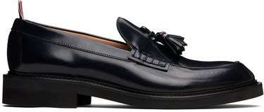 Starostlivosť o obuv Thom Browne Thom Browne Leather Tassel Loafers Navy | MFL069C-L0043, 0