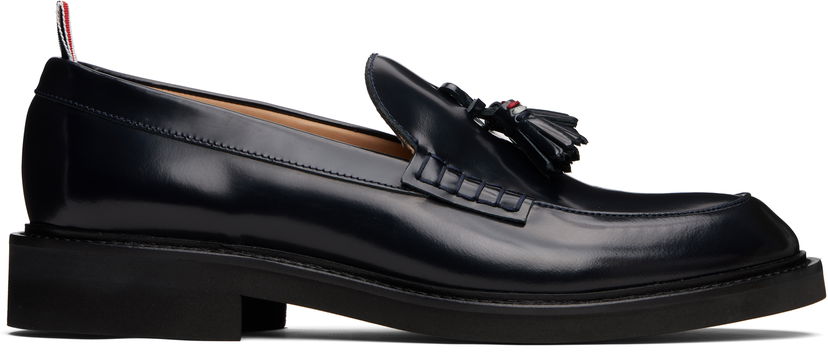 Starostlivosť o obuv Thom Browne Thom Browne Leather Tassel Loafers Navy | MFL069C-L0043