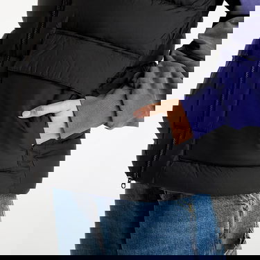 Vesta Carhartt WIP Springfield Vest UNISEX Black/ Misty Grey Čierna | I032265.2DXXX, 3