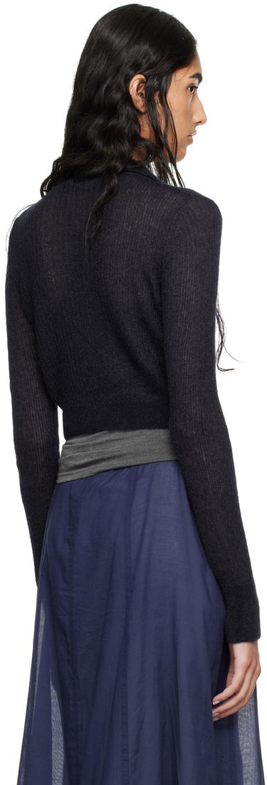Sveter Cecilie Bahnsen Cecilie Bahnsen Jacqueline Cropped Cardigan Čierna | 2.24KNI52004 JAQUELINE CARDIGAN, 2
