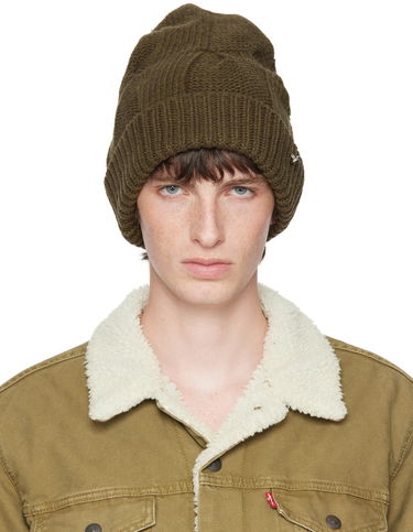 Kulicha Études Gilson Cable Knit Beanie Zelené | H22MM694WO06DG, 0