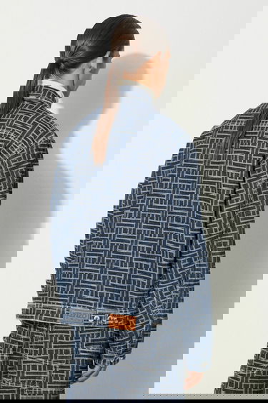 Bunda KENZO Transitional Oversize Trucker Weave Denim Jacket Rôznofarebný | FE65DV3106J2.DD, 2