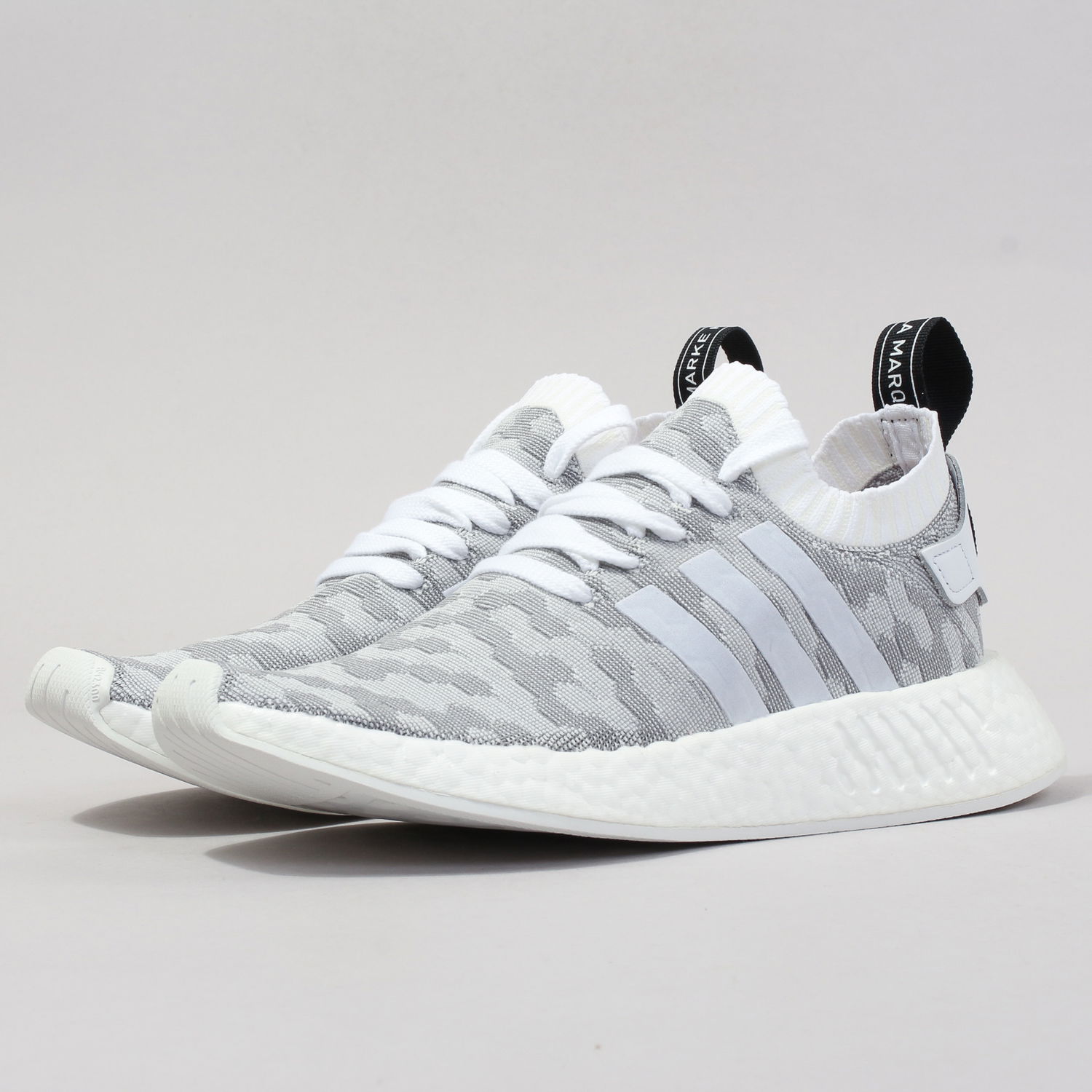 Tenisky a topánky adidas Originals NMD_R2 Primeknit "White Black Pink" W Šedá | BY9520, 1