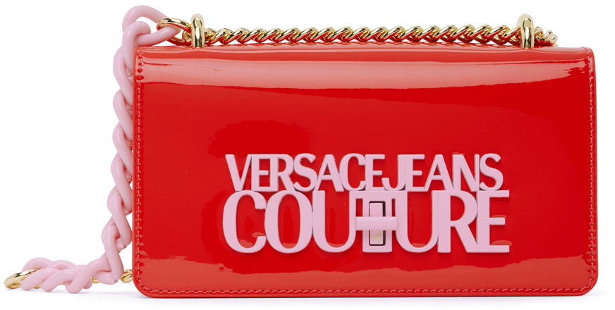 Couture Faux-Leather Shoulder Bag