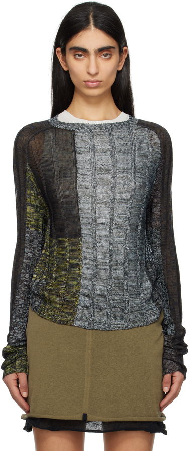 Sveter Eckhaus Latta Eckhaus Latta Symphony Knit Sweater Rôznofarebný | 8021-EL-PS25-C -, 0