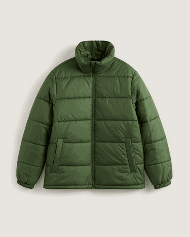 Prešívaná bunda Vans Hillgate Puffer Jacket Zelené | VN000PJ9EN6, 0