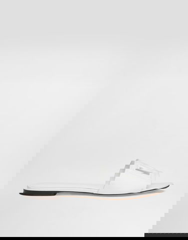 Tenisky a topánky Dolce & Gabbana Calfskin Sliders and Mules Biela | CQ0436AY32980001, 0